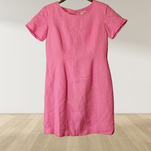 Chadwick's Pink Shift Dress with Shoulder Pads